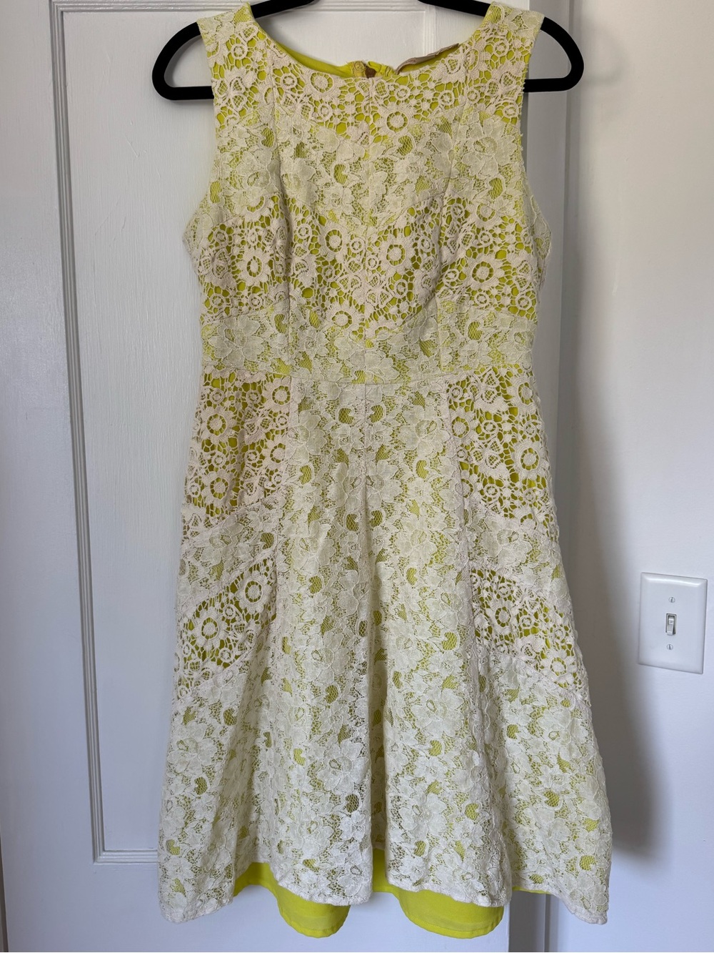 Champagne and Strawberry Neon Dress with Overlay